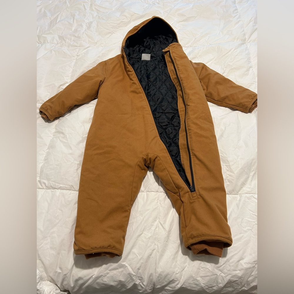 Carhartt Black Quilted Infant Snowsuit (24M)